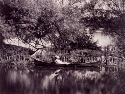 At the Mouth of Abbey River, late 19th century by French Photographer